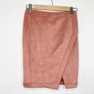 LF Seek The Label Dusty Rose Pink Asymmetrical Skirt Women's Size X-Small XS NWT